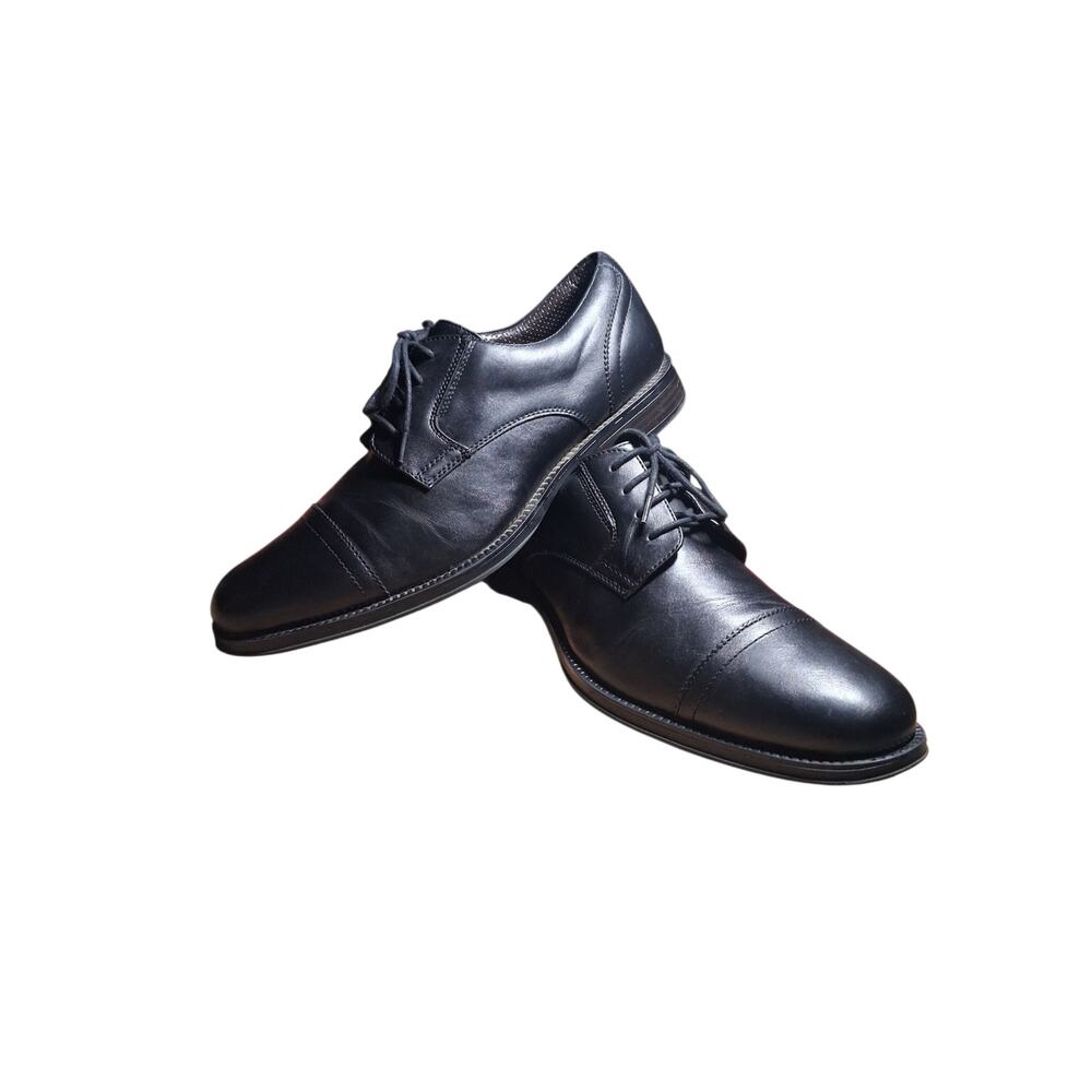 Dockers Mens size 10M Black Garfield Casual Career Office Church‎ Oxford Shoes